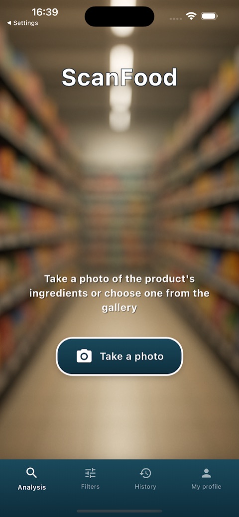 Scanfood AI app