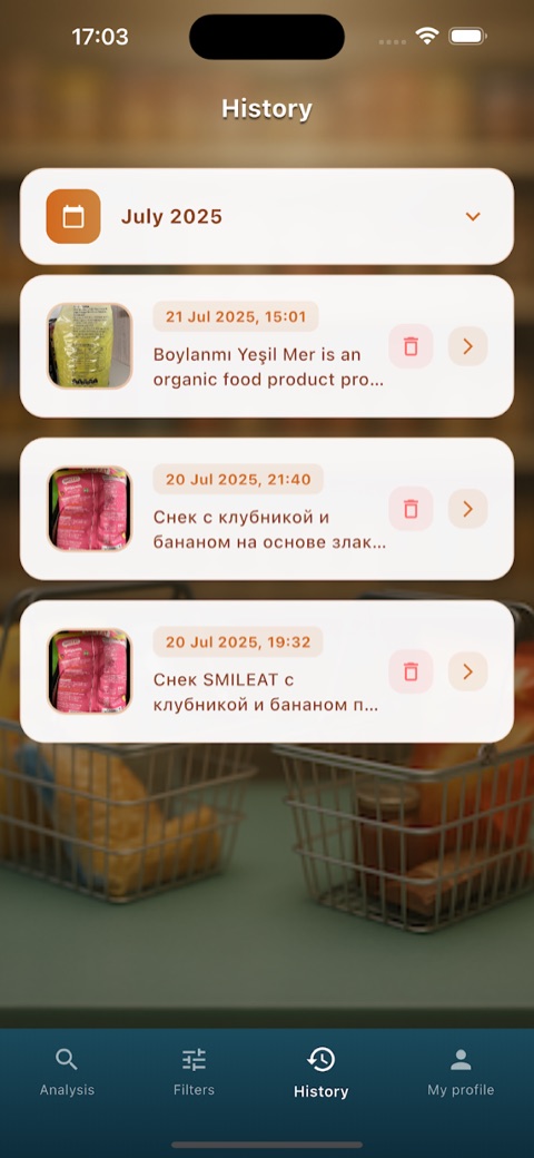 Scanfood AI screenshot
